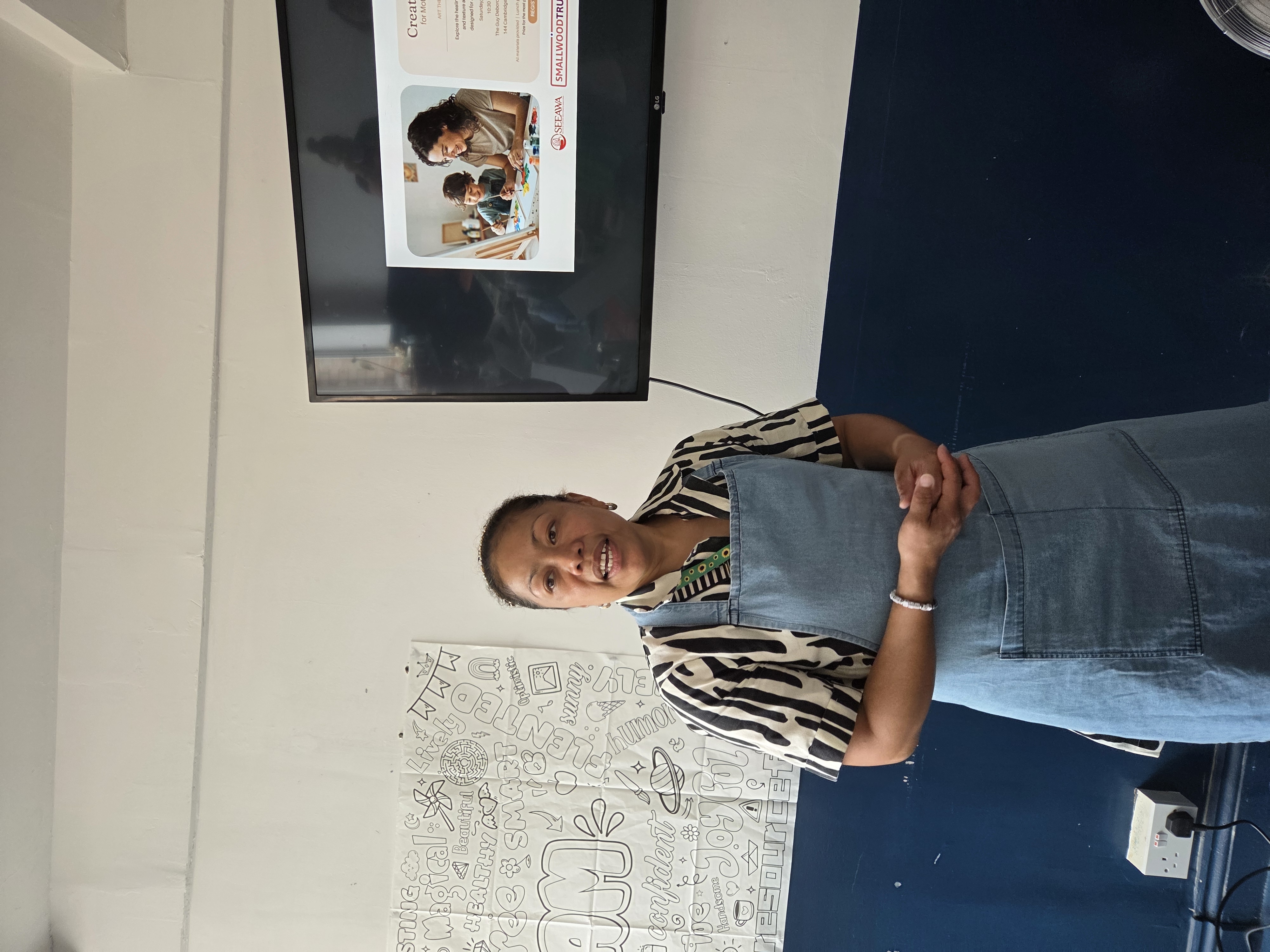 ESEA Mothers and Children Connect Through Art, Food, and Rest