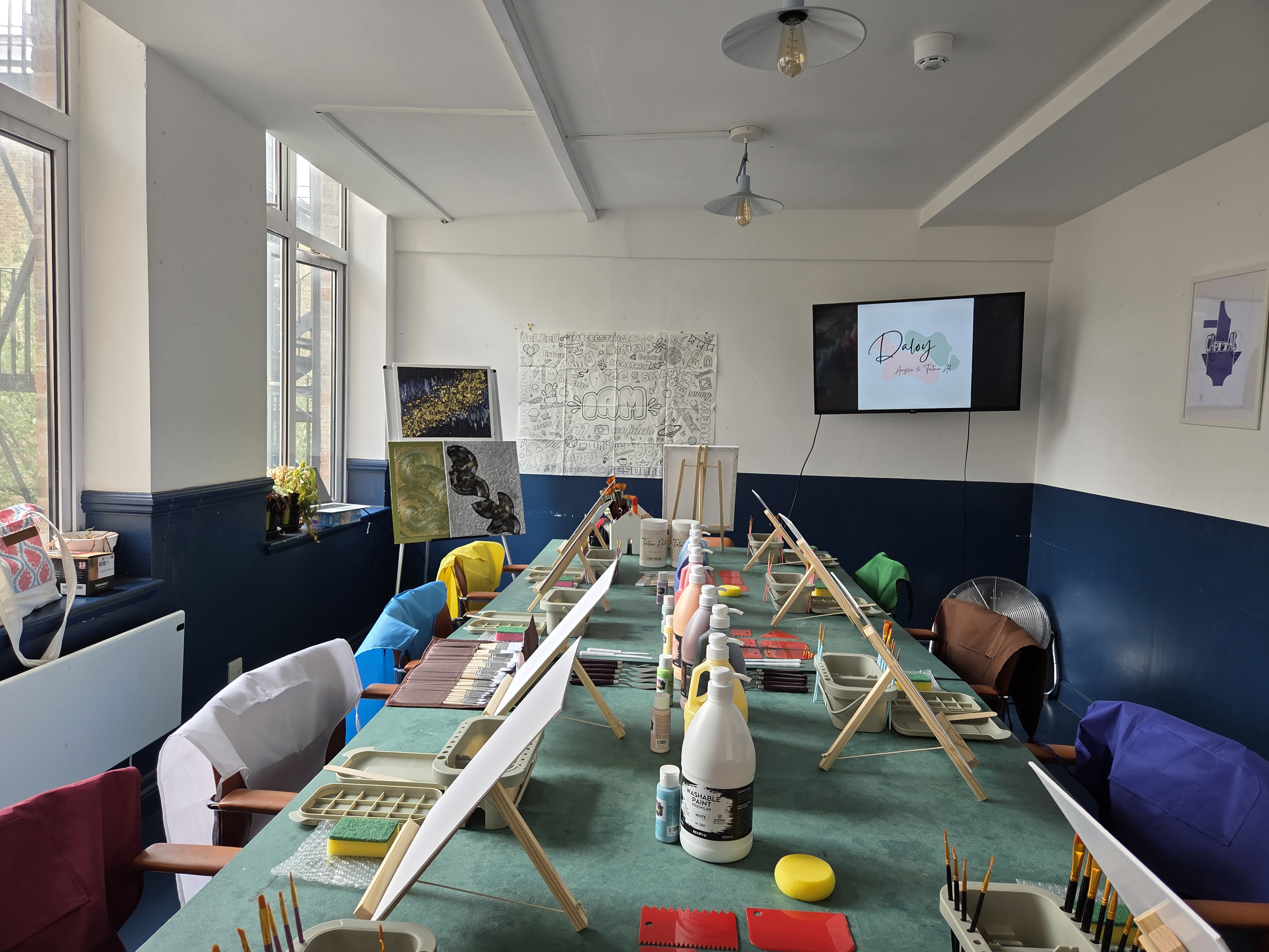 ESEA Mothers and Children Connect Through Art, Food, and Rest