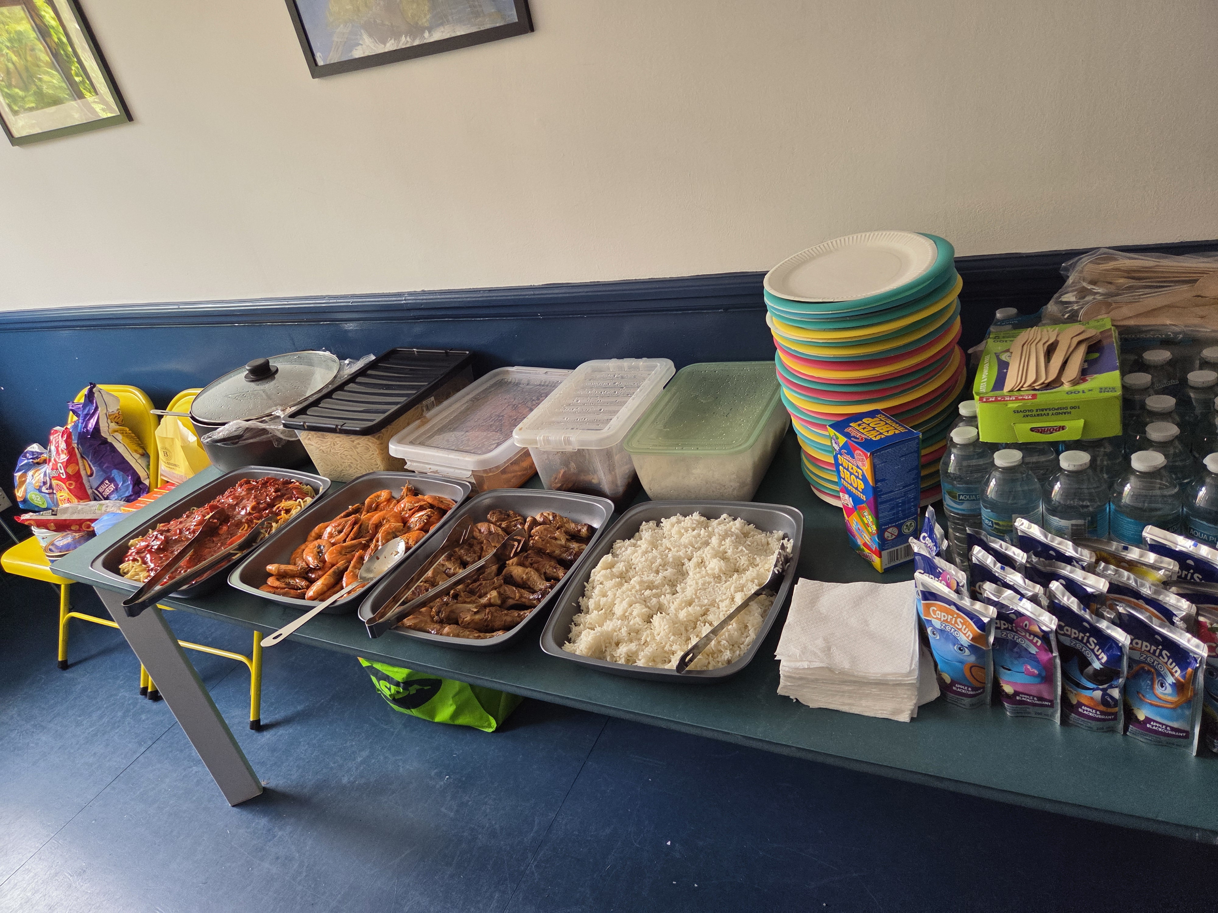 ESEA Mothers and Children Connect Through Art, Food, and Rest