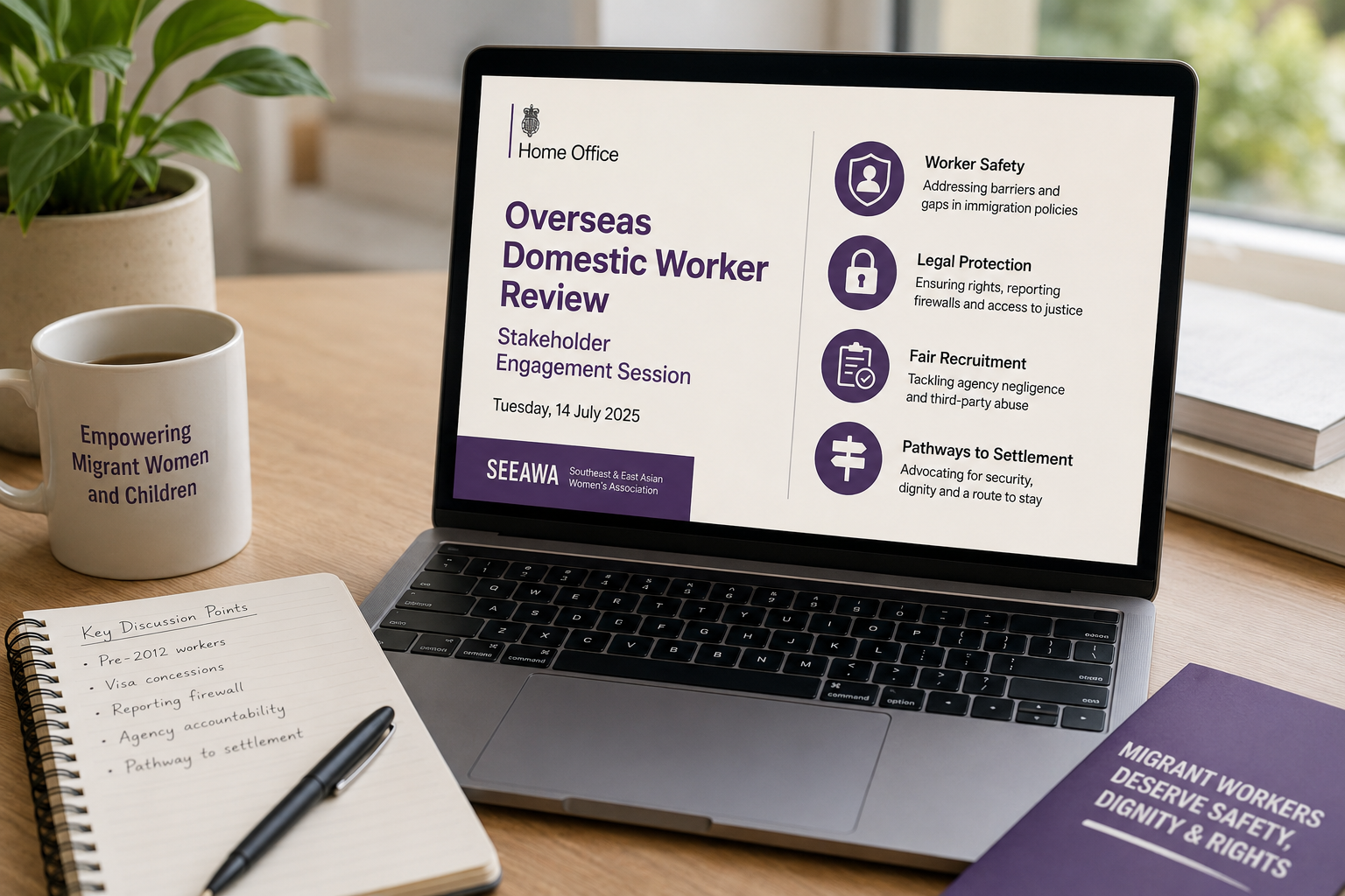 SEEAWA Advocates for Migrant Worker Safety at Home Office Consultation